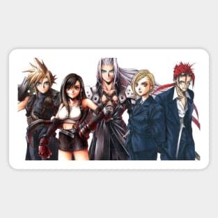 Final Fantasy VII Retro Art Magnet